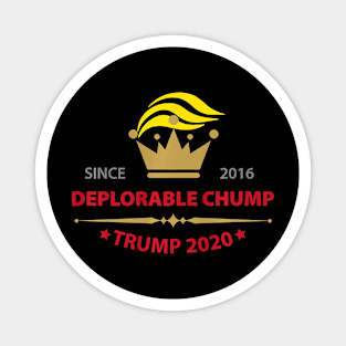 Deplorable Chump for Trump 2020 Magnet